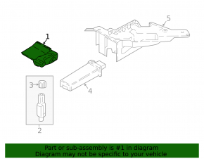 Wheel Pressure Sensor Porsche Macan 15-18