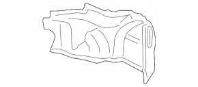 Right arch trim for Toyota Camry v30 2.4