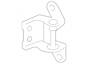 Upper rear left door hinge Honda HR-V 16-22