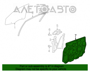 Front Left Inner Door Panel Chrysler 200 11-14