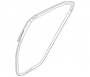 Kia Optima 11-16 rear right door seal