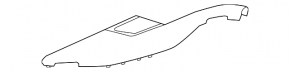 Left rear pillar trim for Chevrolet Camaro 16-23 convertible, black