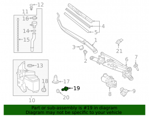 Lexus IS 14-20 Washer Fluid Level Sensor