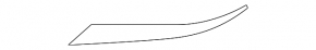 Right grille molding for Hyundai Santa FE 21-23