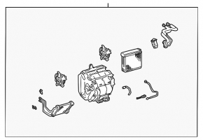 Heater assembly for Toyota Solara 2004-2008