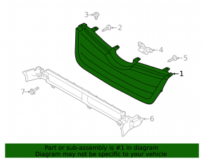 Radiator grill Subaru Forester 19- SK bottom, butt