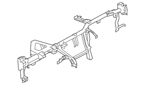 Under-torpedo pipe reinforcement Porsche Cayenne 958 11-14, rusty