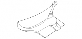 Rear right mudguard for Porsche Taycan 20-26