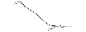 Mercedes CLS-class C218 12-18 hood lock cable is short