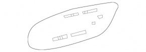 Fuel filler flap Mercedes W213 E 17-23