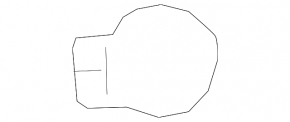 Front left door tweeter Mazda 3 19-