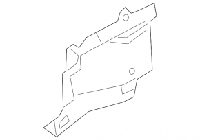 Front right arch protection Mazda 3 19-