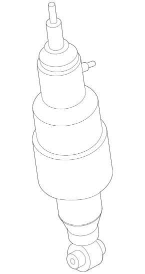 Rear left shock absorber Infiniti QX56 QX80 10-20