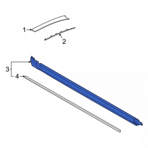 Right threshold Ford Bronco Sport 21-25