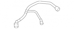 Crankcase gas pipe Chevrolet Cruze 16-