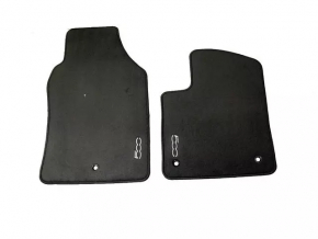 Set of floor mats for Fiat 500 12-17