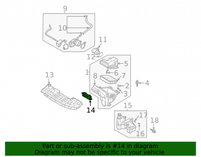 Air Duct Connector Hyundai Elantra 21- 2.0