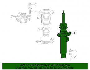 Front right shock absorber BMW Z4 18-25