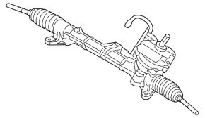 Steering rack with EPS Mini Cooper Clubman R55 07-14