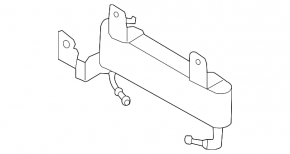 Subaru Outback 15-19 automatic transmission radiator