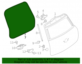 Rubber Seal Trunk Door Mini Cooper Countryman R60 10-16