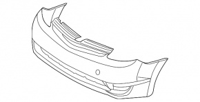 Front Bumper Naked Toyota Prius 20 04-09 KLOKKERHOLM