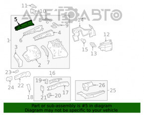 Right wing bracket Lexus RX350 RX450h 16-22