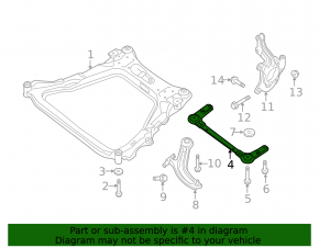 Nissan Rogue 14-20 Front Subframe Mount