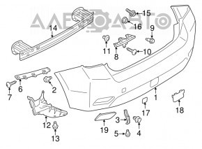 Subaru Impreza WRX GH 08-14 Rear Bumper Tow Hook Cap