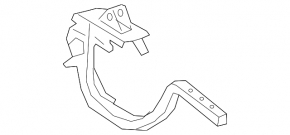 Trunk lid hinge left Lexus ES250 ES300h ES350 19-21