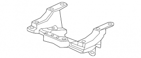 Radiator grill bracket grill Honda Accord 16-17