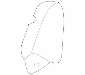 Bracket for opening the hood of the Audi Q7 4L 10-15 interior