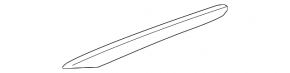 Rear bumper molding left Nissan Murano z52 15-