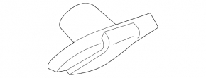 Ceiling hook rear left Jaguar F-Pace X761 17- beige