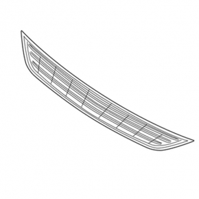 Lincoln MKZ 13-16 Front Bumper Lower Grille