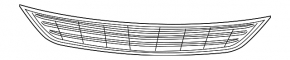 Lincoln MKZ 13-16 Front Bumper Lower Grille