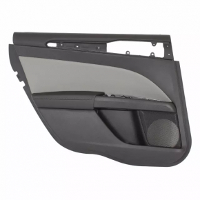 Door trim panel, rear left, Ford Fusion mk5 13-16, black with gray insert