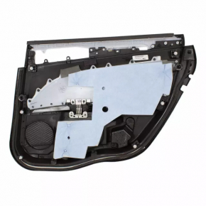 Door trim panel, rear left, Ford Fusion mk5 13-16, black with gray insert