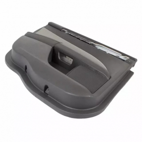 Door trim panel, rear left, Ford Fusion mk5 13-16, black with gray insert