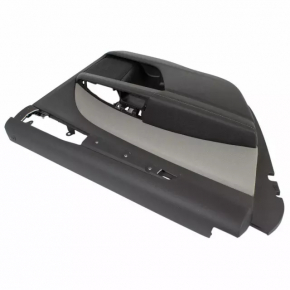 Door trim panel, rear left, Ford Fusion mk5 13-16, black with gray insert