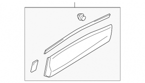 Door trim lower rear left Mazda CX-5 13-16