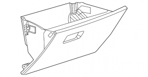 Glove box, glove compartment Ford Mustang Mach-E 21-23 black