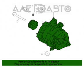 Generator Mazda CX-5 13-16 2.0, 2.5