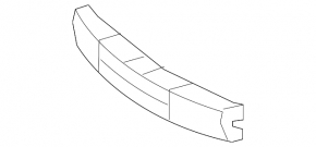 Mercedes W221 06-09 Front Bumper Absorber