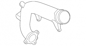 Air pipe metal Hyundai Sonata 15-19 1.6T