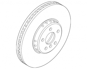 Front left brake disc BMW 8 G15 G16 20-25 395/36mm, solid