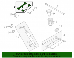 Rear right transverse control arm for Lexus LX570 08-21