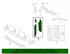 Right side TV bar for Subaru WRX 2020-2021