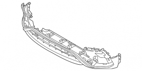 Front Bumper Lip VW Tiguan 22-24 Structure