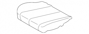 Subaru Outback 10-12 driver's seat without airbag